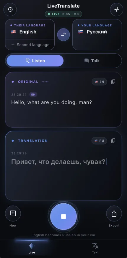 Live Translate 1
